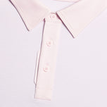 G/FORE FEEDER STRIPE Teknologi halus Golf POLO Shirt - Blush