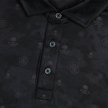 G/unahan icon camo tech jersey golf polo shirt - onyx