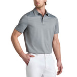 G / Fore Melange Ice Nylon Golf Polo - Melange au charbon de bois