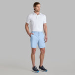 G / Fore Melange Ice Nylon Golf Polo - Snow Melange