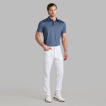 G / Fore Melange Ice Nylon Golf Polo - Twilight Melange