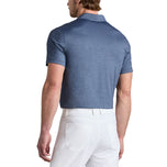 G / Fore Melange Ice Nylon Golf Polo - Twilight Melange