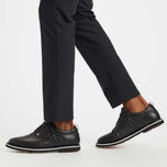 G/voorgevoerd Saddle Gallivanter brede golfschoenen - Onyx