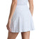 G/Fore Dames Aye Poppy Silky Tech Nylon A -Line Golf Skort - Snow