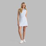 G/Fore Dames Aye Poppy Silky Tech Nylon A -Line Golf Skort - Snow