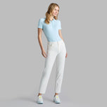 G/Fore Fory Women's Collared Ribbed Tech Golf Polo Shirt - Daybreak