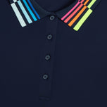 G/FORE VROUWEN VOOR DRAMEN VAN DE COLLAR Silky Tech Golf Polo -shirt met lange mouwen - Twilight