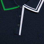 Polo de golf en tricot à manches longues en coton mélangé G/Fore pour femmes - Twilight