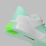 G/FORE Dames G.112 Geperforeerd leer Kiltie Golfschoenen - Sneeuw/menthol