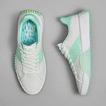 G/FORE Dames G.112 Geperforeerd leer Kiltie Golfschoenen - Sneeuw/menthol