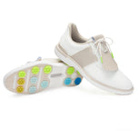 G/Fore Dames Gallivan2r Side Stripe Golfschoenen - Sneeuw/steen