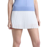 G/Fore Microplooi Stretch 15-inch golfskort voor dames - Sneeuw