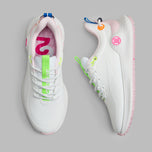 Chaussures de golf perforées MG4+ O2 de G/Fore pour femmes - Neige/Multi