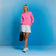 G / Fore Women's Happy G's Merino Wool Golf Pulf - knockout rose