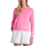 G / Fore Women's Happy G's Merino Wool Golf Pulf - knockout rose