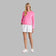 G / Fore Women's Happy G's Merino Wool Golf Pulf - knockout rose