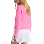 G / Fore Women's Happy G's Merino Wool Golf Pulf - knockout rose