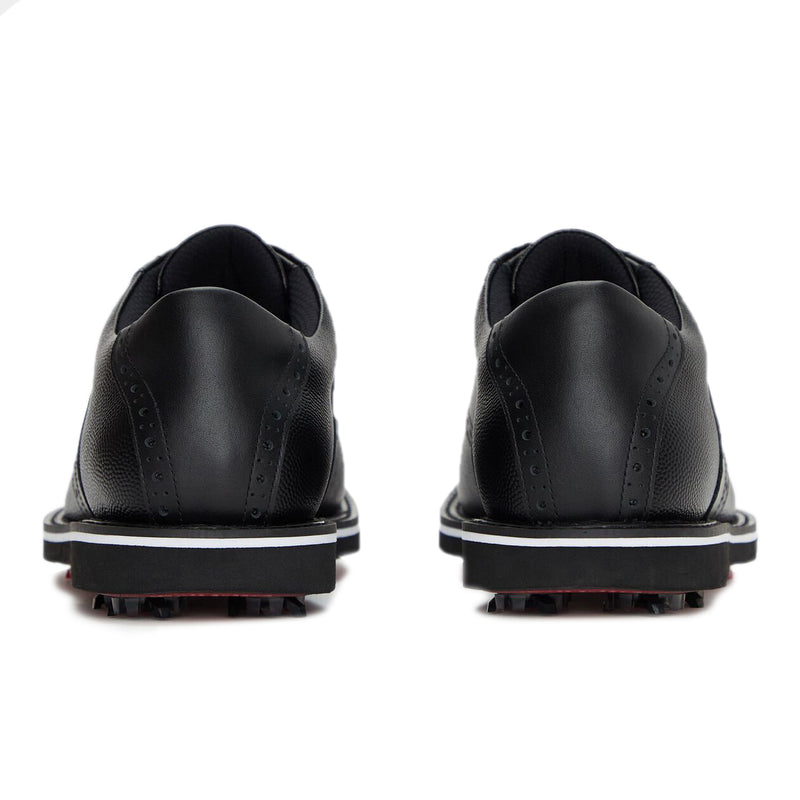 G/Fore G/lock Gallivanter Pebble Leather Saddle Golf Shoes - Onyx