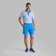 G / ane feeder Stripe Fine Tech Jersey Golf Polo