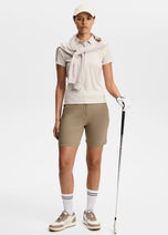Kaos Polo Golf Teknologi Tur Wanita J.Lindeberg - Moonbeam Melange
