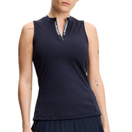 J.Lindeberg Leya mouwloze golftop voor dames - JL Navy