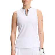 J.Lindeberg Leya mouwloze golftop voor dames - wit