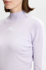 J.Lindeberg Adia gebreide golftrui voor dames - Purple Heather
