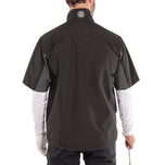 Galvin Green Air Waterproof Short Sleeve Golf Jacket - Black/Forged Iron