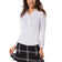 Golftini 여성용 긴 소매 러플 골프 셔츠 - 화이트