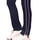 Pantalon de golf extensible à la cheville pour femmes Golftini - Marine/Rose Rose