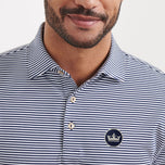 Peter Millar Hales Prestasi Jersey Golf Polo Shirt - Tentera Laut