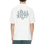 Huffer ballsy pique golfpolo shirt - krijt