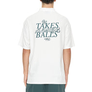 Huffer Ballsy Pique Golf-Poloshirt – Kreide