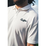 Huffer ballsy pique golfpolo shirt - krijt