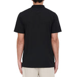 Huffer Tech Classic Golf Polo Shirt - Black