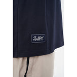 Huffer Tech klassiek golfpoloshirt - marineblauw