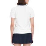 Huffer Birdie Golf-poloshirt voor dames - Krijt/Marine