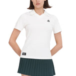 Huffer Tech Birdie Golfpoloshirt voor dames - Krijt