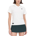 Huffer Tech Birdie Golfpoloshirt voor dames - Krijt