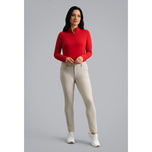 IBKUL Performance-Golfhose mit 5 Taschen für Damen – Stone