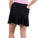 IBKUL Golfskort met volant voor dames, 16,5 inch, zwart