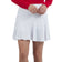 IBKUL Golfskort met volant voor dames, 16,5 inch, wit