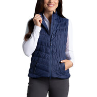 IBKUL Women's Solid Golf Vest - Classic Navy