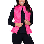 IBKUL Solide Golfweste für Damen – Hot Pink