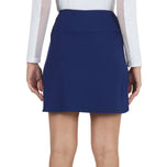 IBKUL 여성용 스트레이트 17.5" 골프 스커트 - 네이비