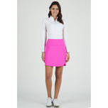IBKUL Jupe-short de golf droite 17,5" pour femmes - Rose vif