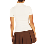 Chemise de golf à col montant Isabella Malbon pour femmes - Toile