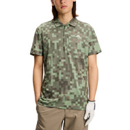 J.Lindeberg Dario Tour 印花高爾夫 Polo 衫 - Tour 26 色調綠色