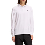 J.Lindeberg Florian Long Sleeve Golf Polo Shirt - White