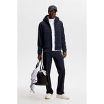 J.Lindeberg Lukas Quarter 拉鍊高爾夫中層 - 白色